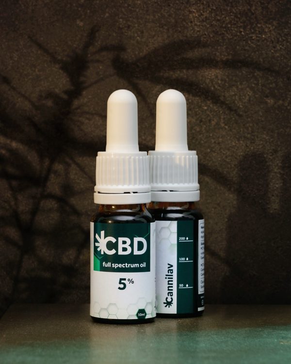 Fullspectrum CBD olej 5%