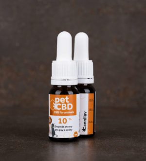 Pet CBD 10% olej izolát